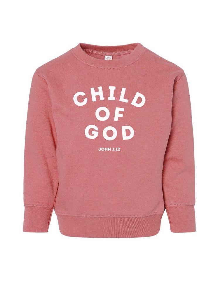 Child of God Crewneck – Kids Christian Sweatshirt  for wholesale by Little & Brave