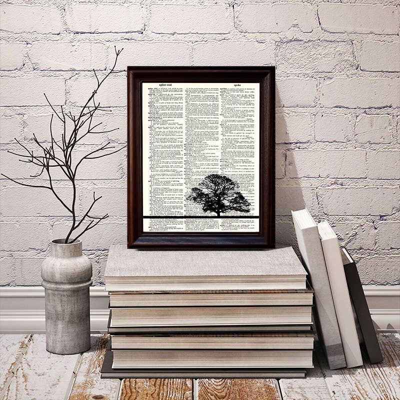 Fresh Prints of CT - Vente Affiche d'art - Dictionnaire Oak Tree2
