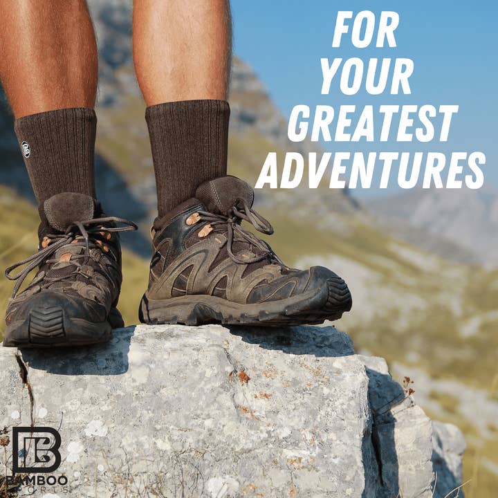 Bamboo Sports - Vendita all'ingrosso Calzini - Uomo - Calzini Premium Bamboo Rayon Crew6