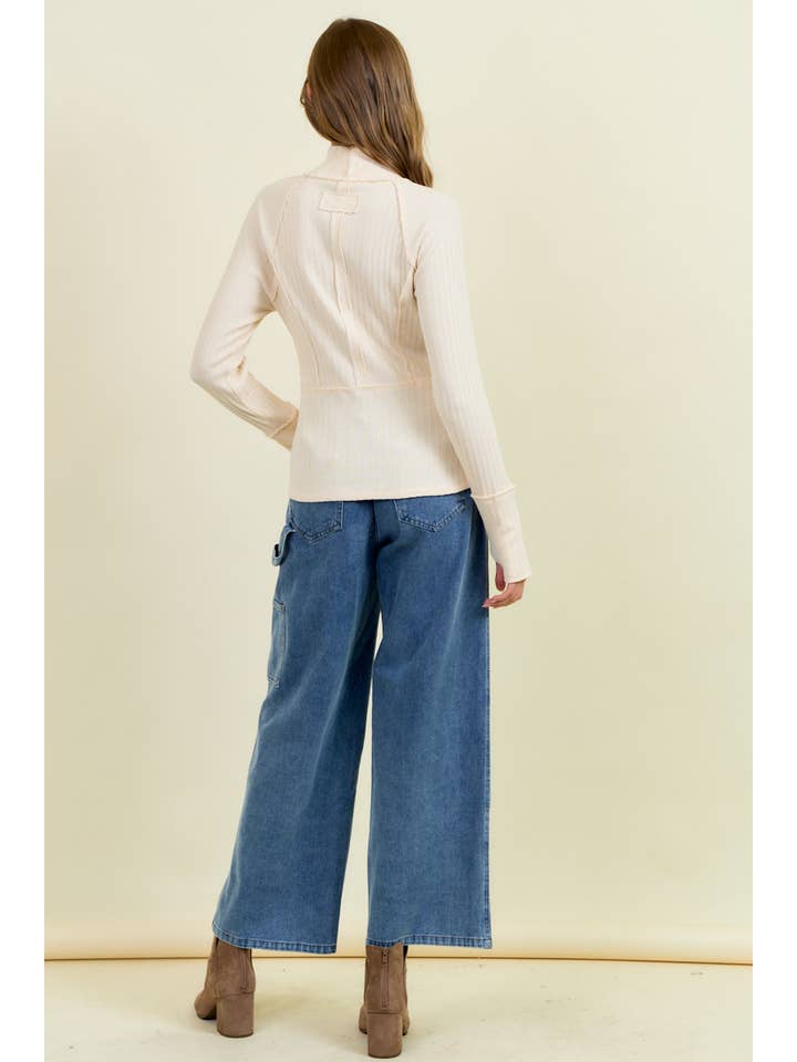 Relaxed Straight Fit Denim Carpenter Pants - 8843P for wholesale on Faire5