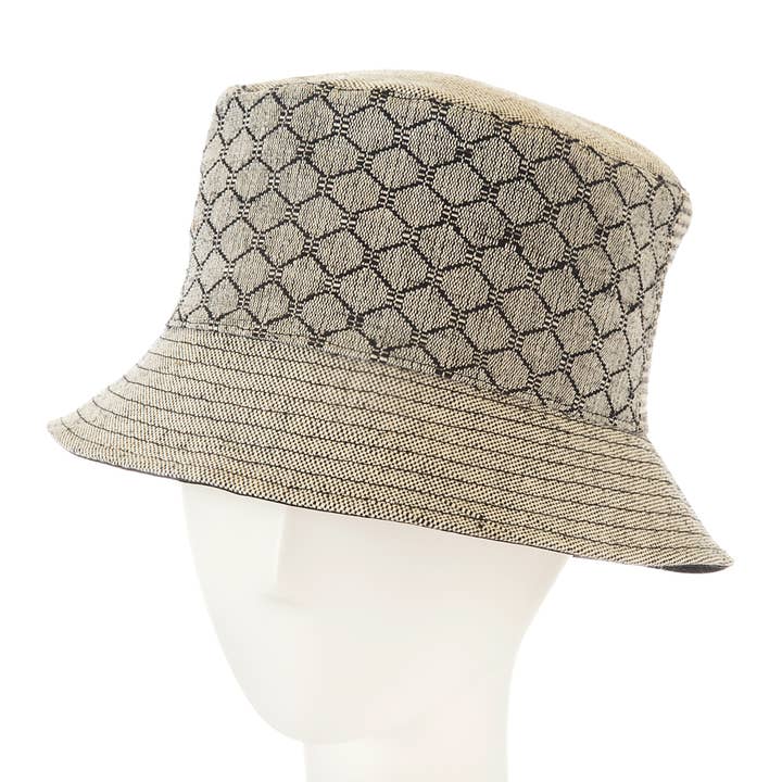 Gigi Denim Mixed Pattern Women's Bucket Hat for wholesale by Giovannio