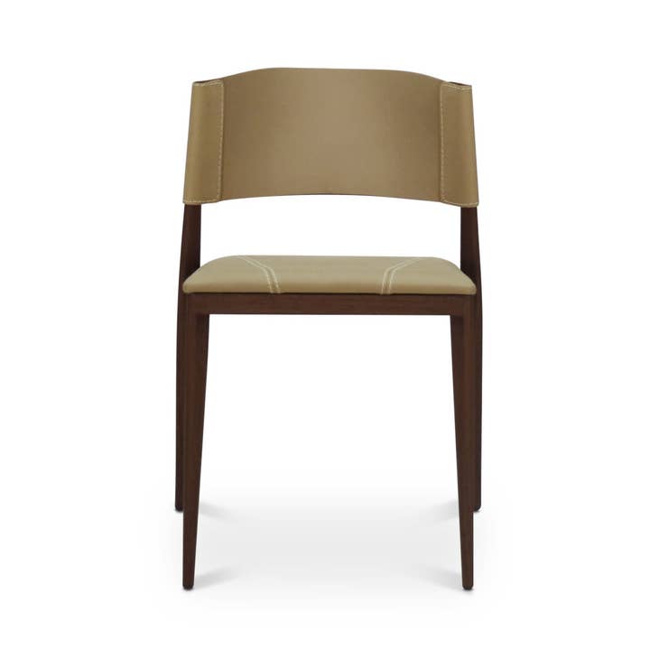 Chaise de salle à dîner en cuir Suite | NATUREL pour la vente par Humble Nature