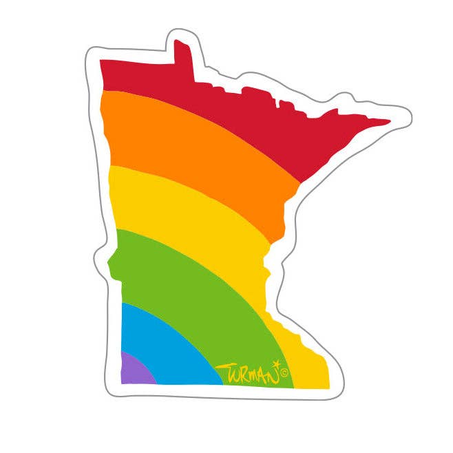 Adam Turman Artwork Co - Wholesale Sticker - MN Pride Sticker0