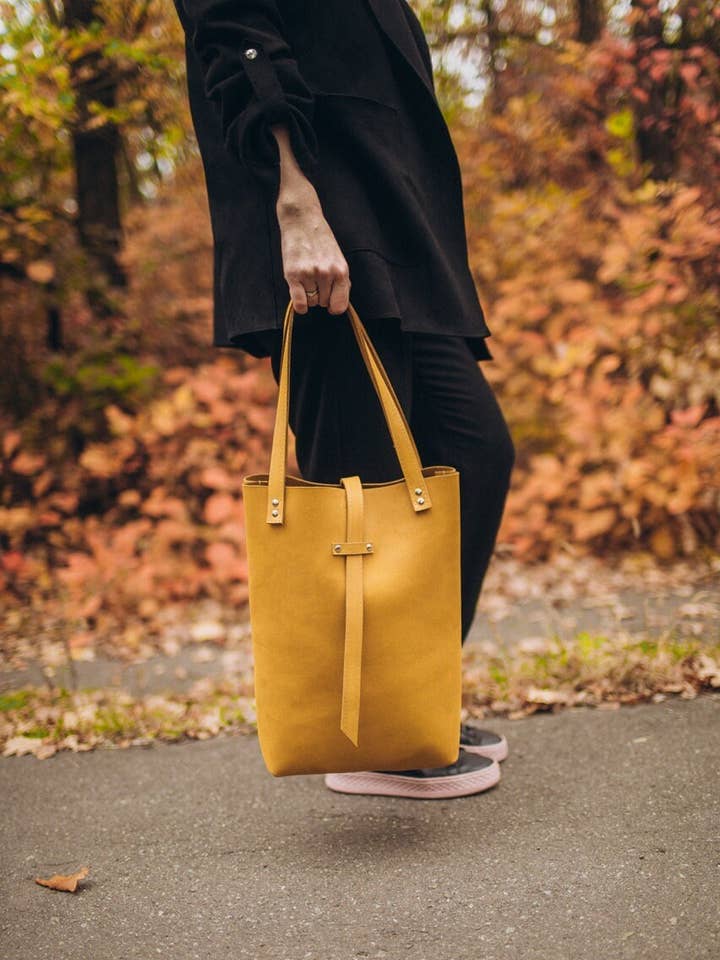 Bolso grande de cuero para mujer, bolso de compras hecho a mano para venta al por mayor de Bagster