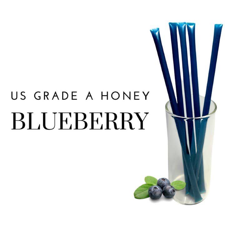 Candy Barn Express - Wholesale Honey - Bee Krazy Honey Sticks - 50 Ct. Blueberry Refill1