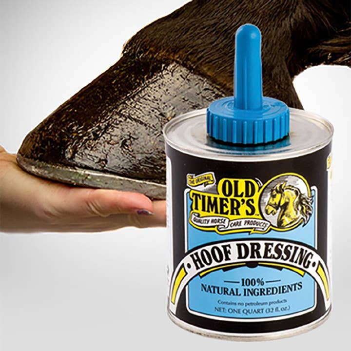 Horse Hoof Dressing Conditioner by Old Timer’s Hoof Dressing #OTEHF32BR for wholesale by Smart Horse Gear