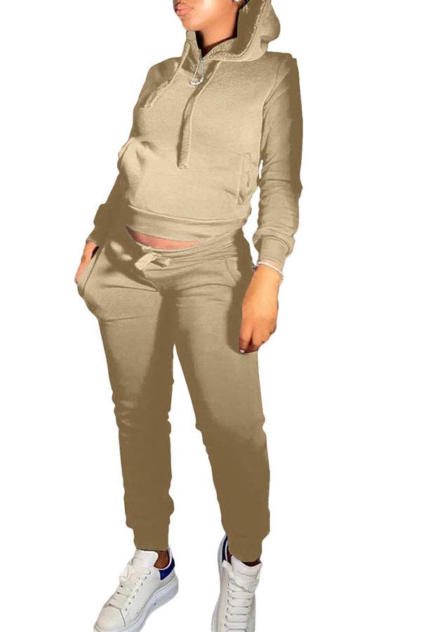 MB Fashion Wholesale - Vente Ensemble de vêtements d'intérieur – femme - Ensemble de jogging confortable et décontracté MB FASHION avec sweat à capuche 274R28