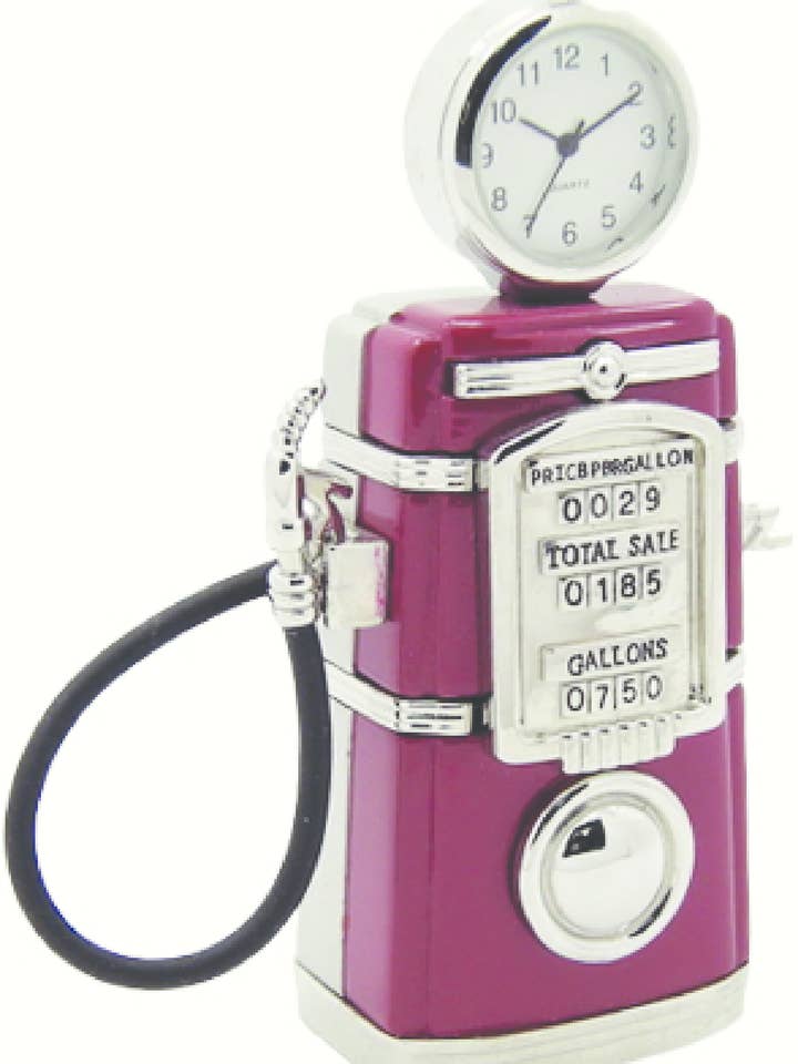 Gas Station Pump Clock for wholesale by sanis enterprises, inc