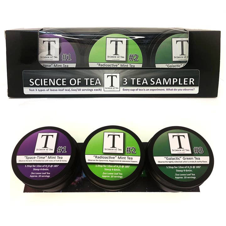 Science of Tea - Wholesale Retailer Sample - Food & Drink - 3 Tea Sampler