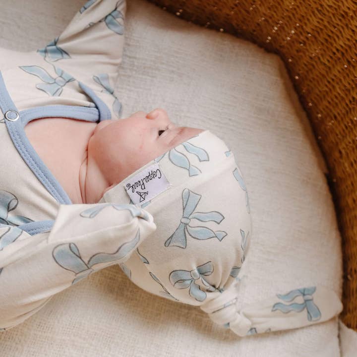 Copper Pearl - Wholesale Babygown - Baby - Newborn Knotted Gown - Daphne3