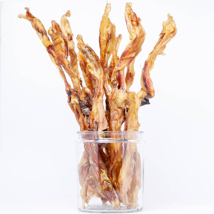 Jeffrey's Natural Pet Foods - Wholesale Pet Treats - Dog - Jeffrey's Dried XL Beef Tendon0