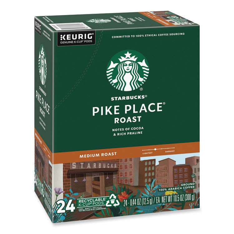 Everyday Supply Co - Wholesale Ground Coffee - Starbucks Pike Place Coffee K-Cups, 96 Count (4x24)0