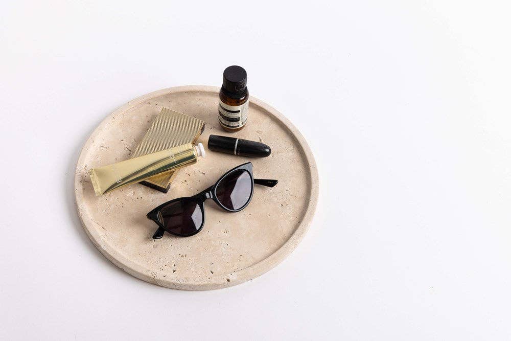 NED Collections - Wholesale Decorative tray - Moon Round Tray0