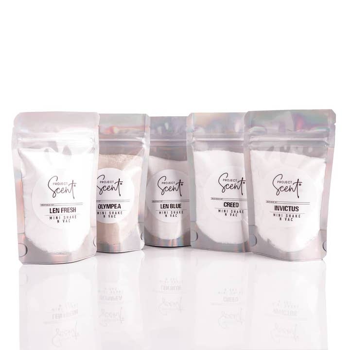 Mini Shake n Vac Carpet Sprinkles 80g – Sample Size Carpet Freshener for wholesale by Project Scent