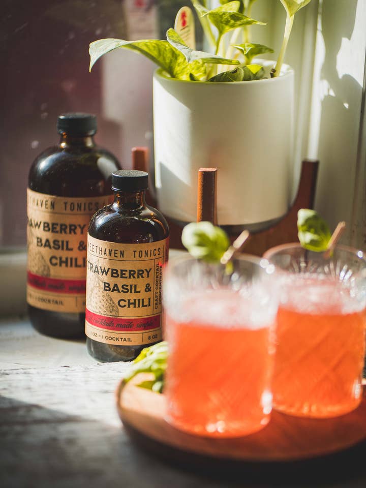 Strawberry Basil & Chili for wholesale by Sweethaven Tonics