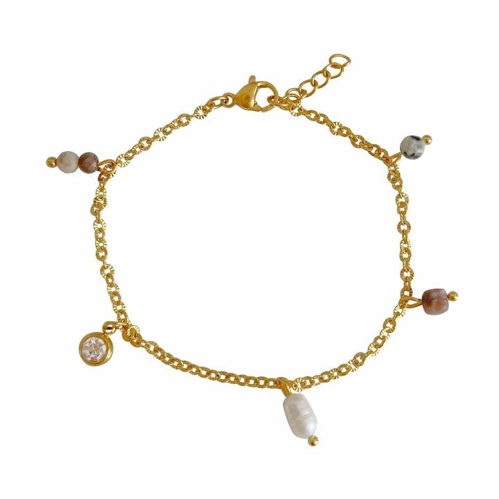 Protection de bracelet en pierres précieuses - Doré et argenté pour la vente par Saint Clairmont