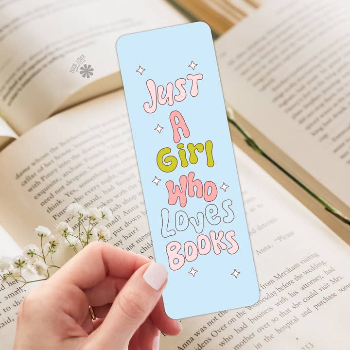 Book Lover Merch Shop - Vendita all'ingrosso Segnalibro - Solo una ragazza che ama i libri / Segnalibro per amanti dei libri / Amante dei libri