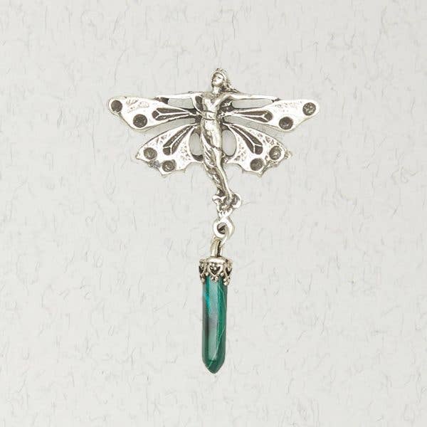 Nirvana LLC - Wholesale Individual Charm/Pendant - Fantasy Pendant with Crystal - Fairy