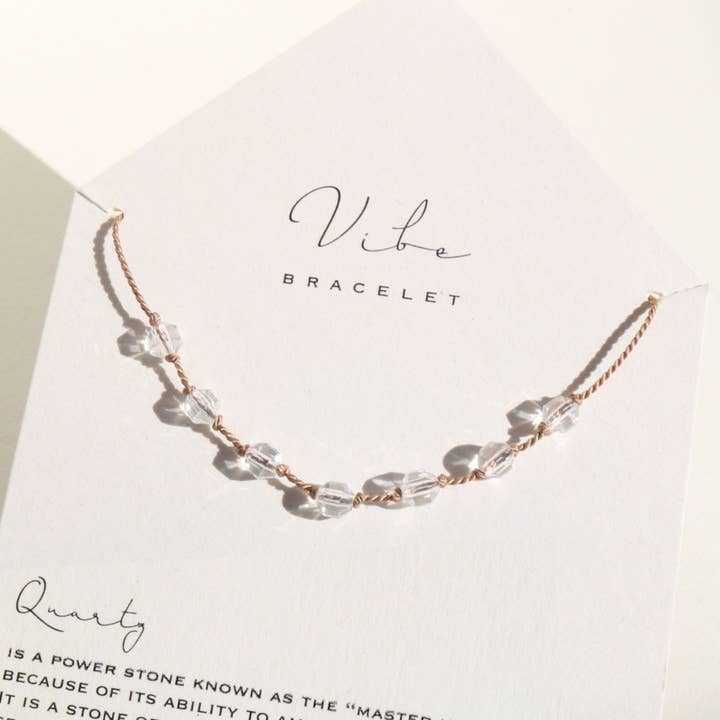 VIBE ARMBÅND | KVARTS ENERGI PRISMER for engroshandel hos Vibe