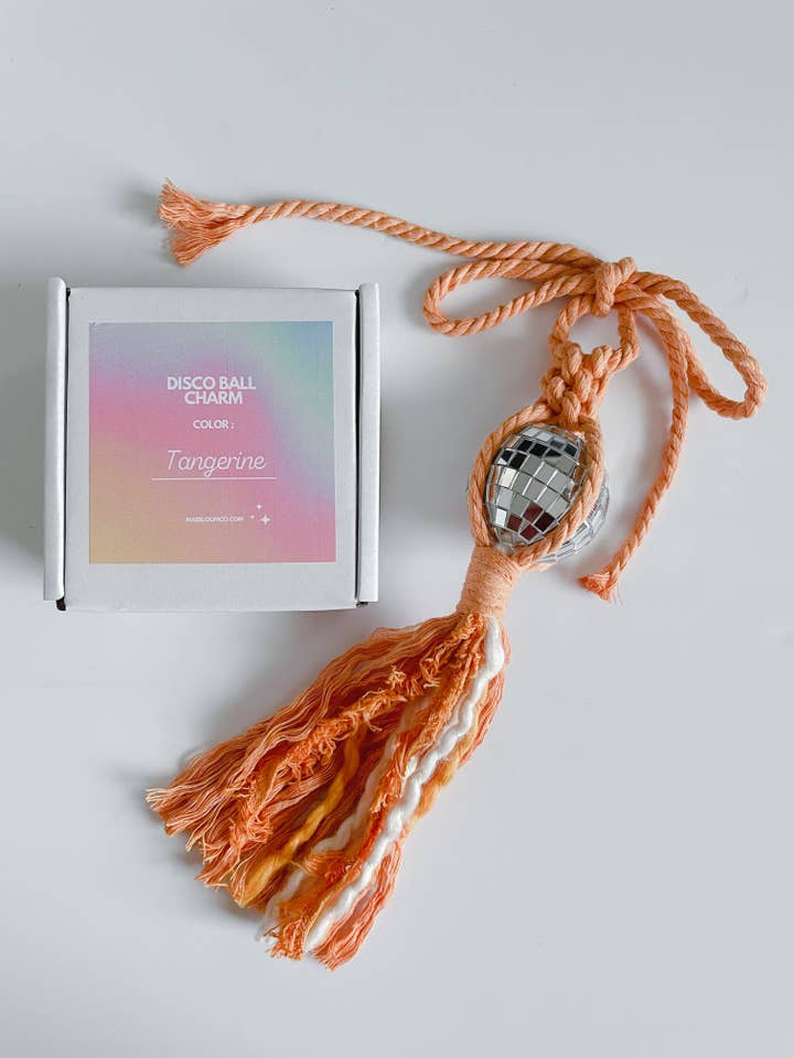 Car Charm // Disco Ball Charm // Car Accessory for wholesale by Mae Bloom