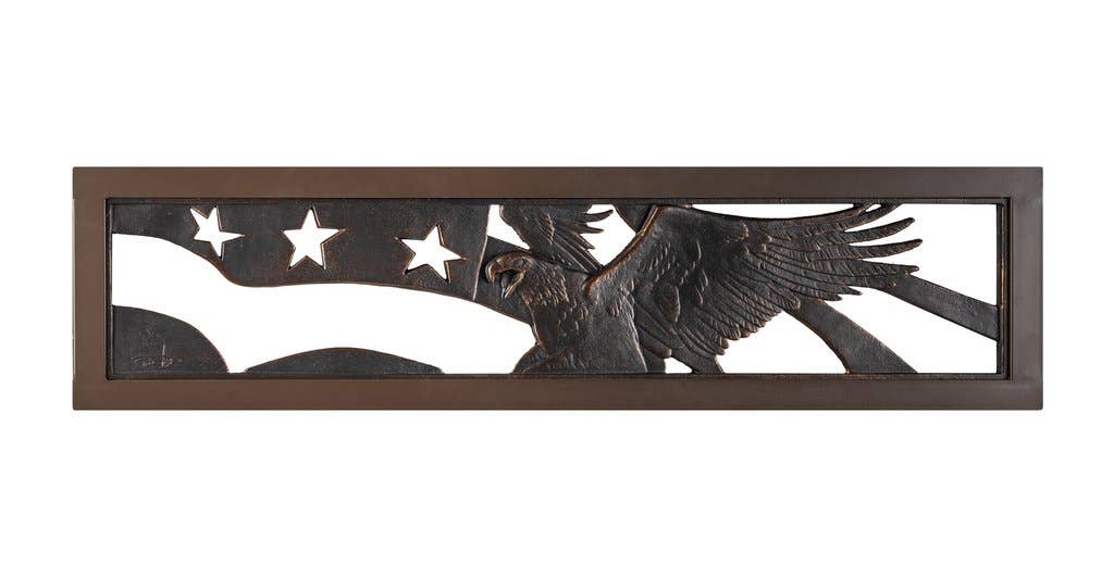 Painted Sky Designs - Wholesale Bench - Eagle Bench (2-tone steel)1