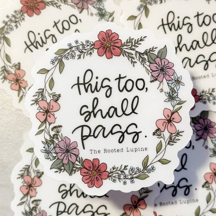 Também este deve passar pela Autocolante por atacado de The Rooted Lupine