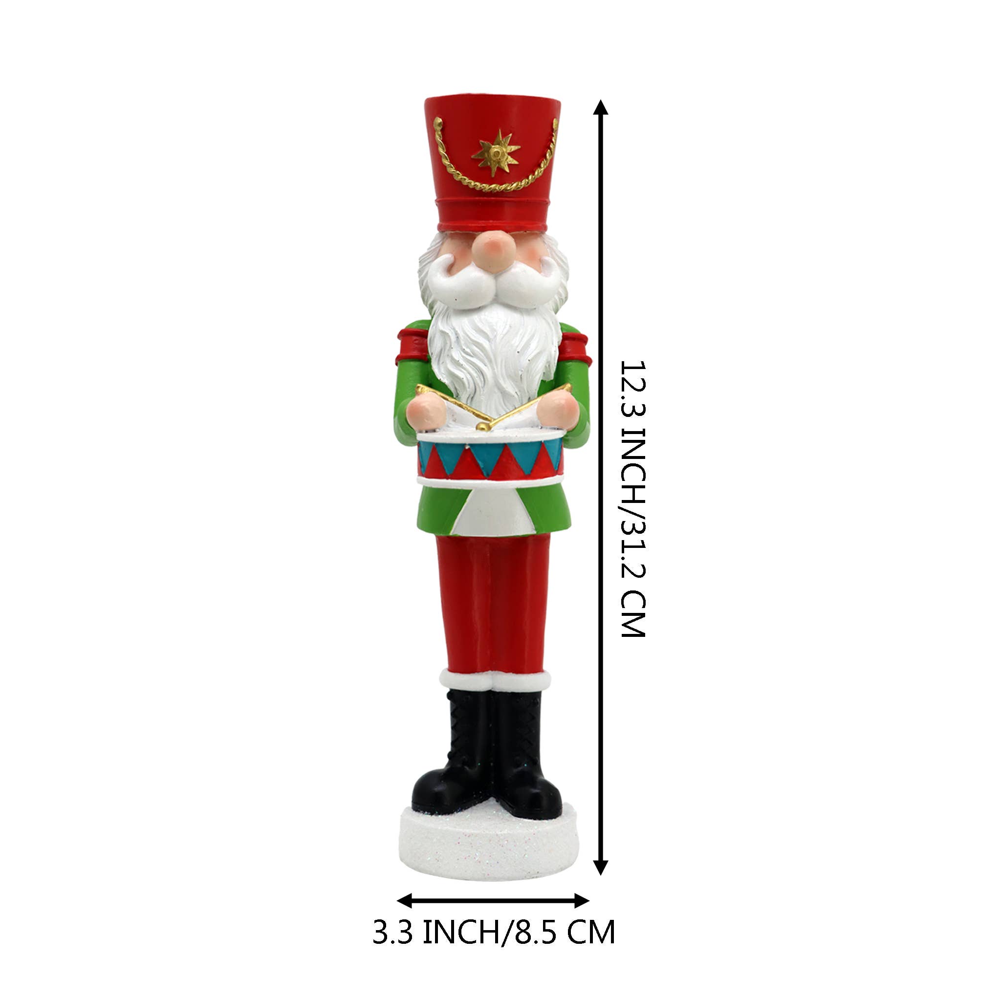 Paris Loft Inc - Vendita all'ingrosso Decorazioni da tavolo - Decorazione natalizia da tavolo a forma di schiaccianoci in poliresina9