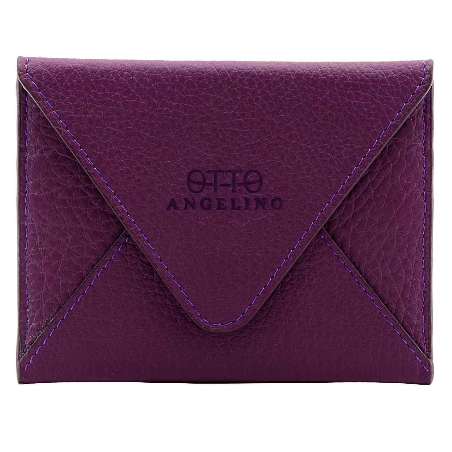 Londo - Wholesale Card Holder - Unisex - Otto Angelino Top Grain Leather Credit Card Holder and Travel Wallet Envelope with Magnetic Clasp, Credit Card Holder with Multiple Slots15