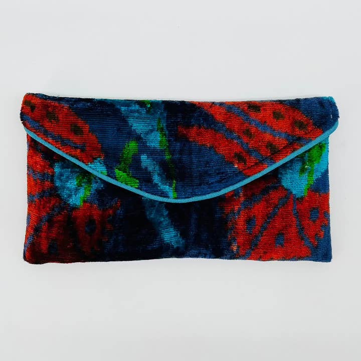 Busta Pochette Fiore Blu Giglio per la vendita all'ingrosso da parte di Baldiz