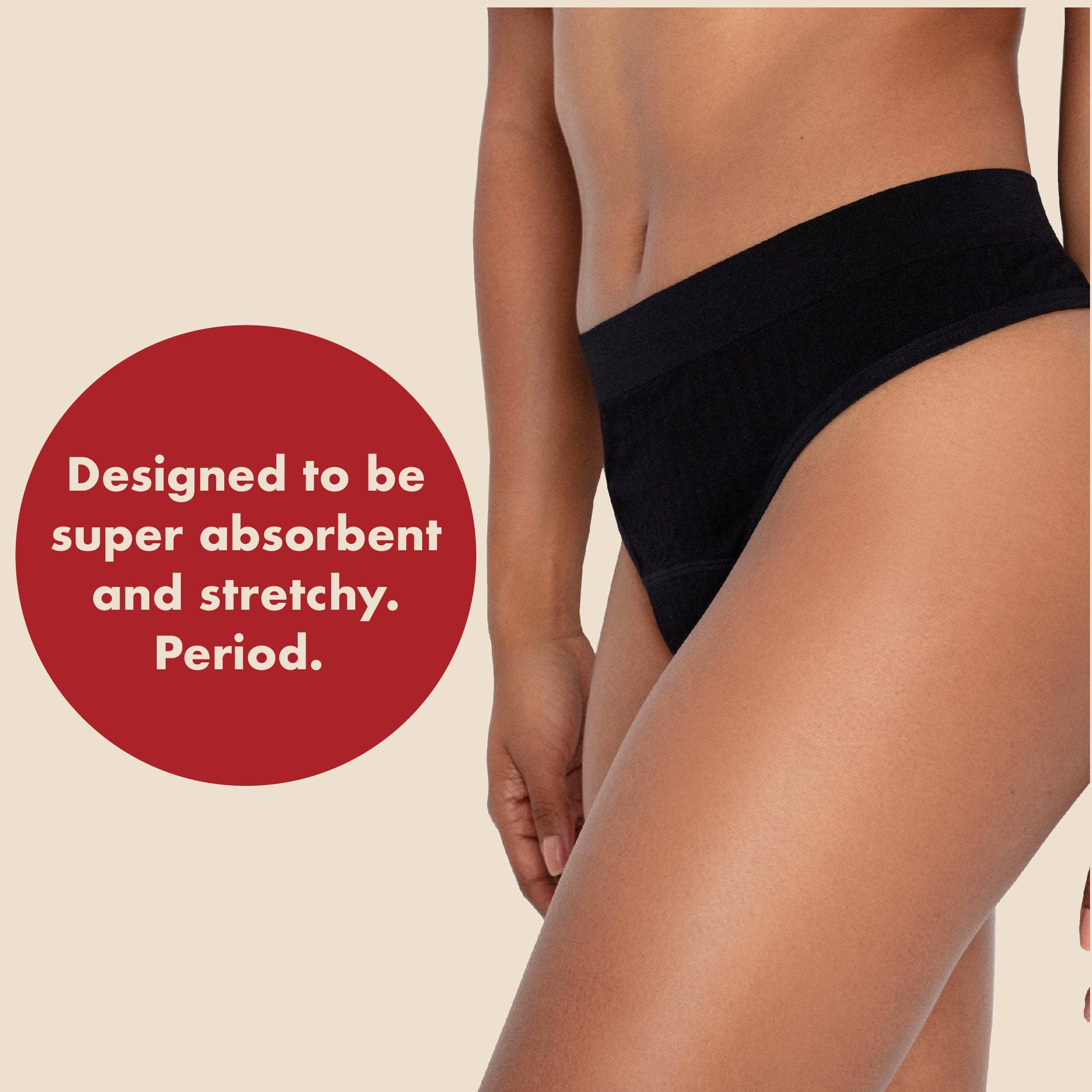 The Thong Period. in Sporty Stretch - Single Boxed Unit for wholesale on Faire7