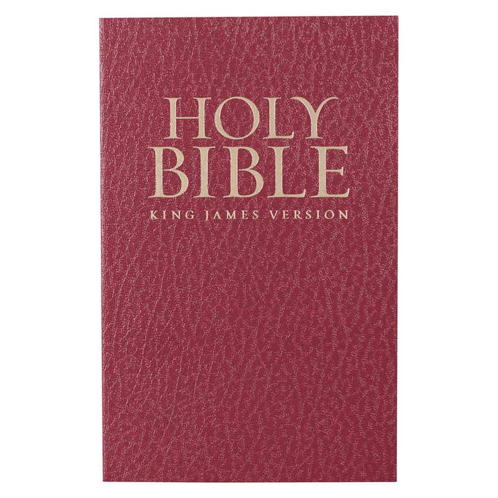 KJV Bible Gift & Award Faux Leather, Burgundy for wholesale by Christian Art Gifts