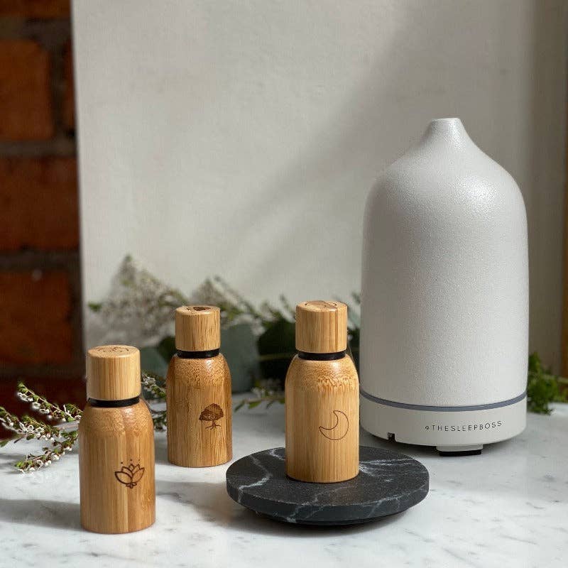 The Sleep Boss – wholesale Electronic diffuser – Ceramic Essential Oil Diffuser White1