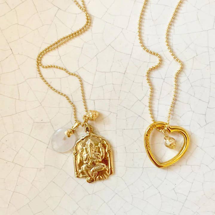 Juju Supply Co. - Wholesale Pendant/Charm Necklace - The Good JuJu Open Heart3
