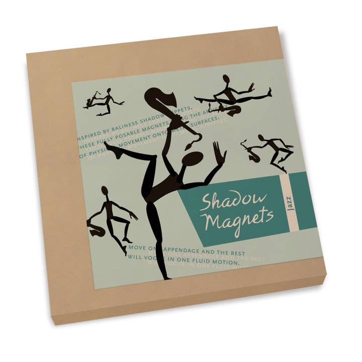 Elements2 Design - Wholesale Magnet - Shadow Magnet Jazz – 12" Posable Saxophone Silhouette Puppet2