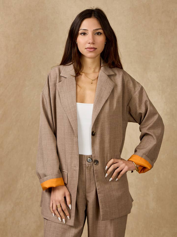 Oversized blazerjas voor wholesale door SOGGO