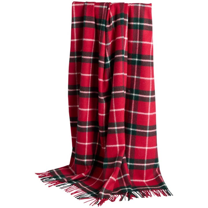 Foxford Ashford Verde a Quadri Plaid in Lana d'Agnello per la vendita all'ingrosso da parte di FOXFORD