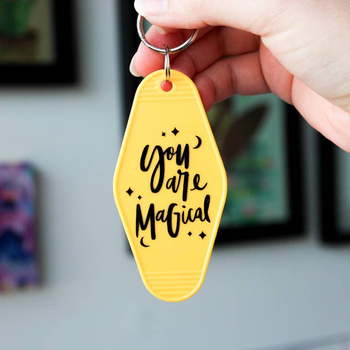 Custom Motel Style Keychain for wholesale by Betina C Koche