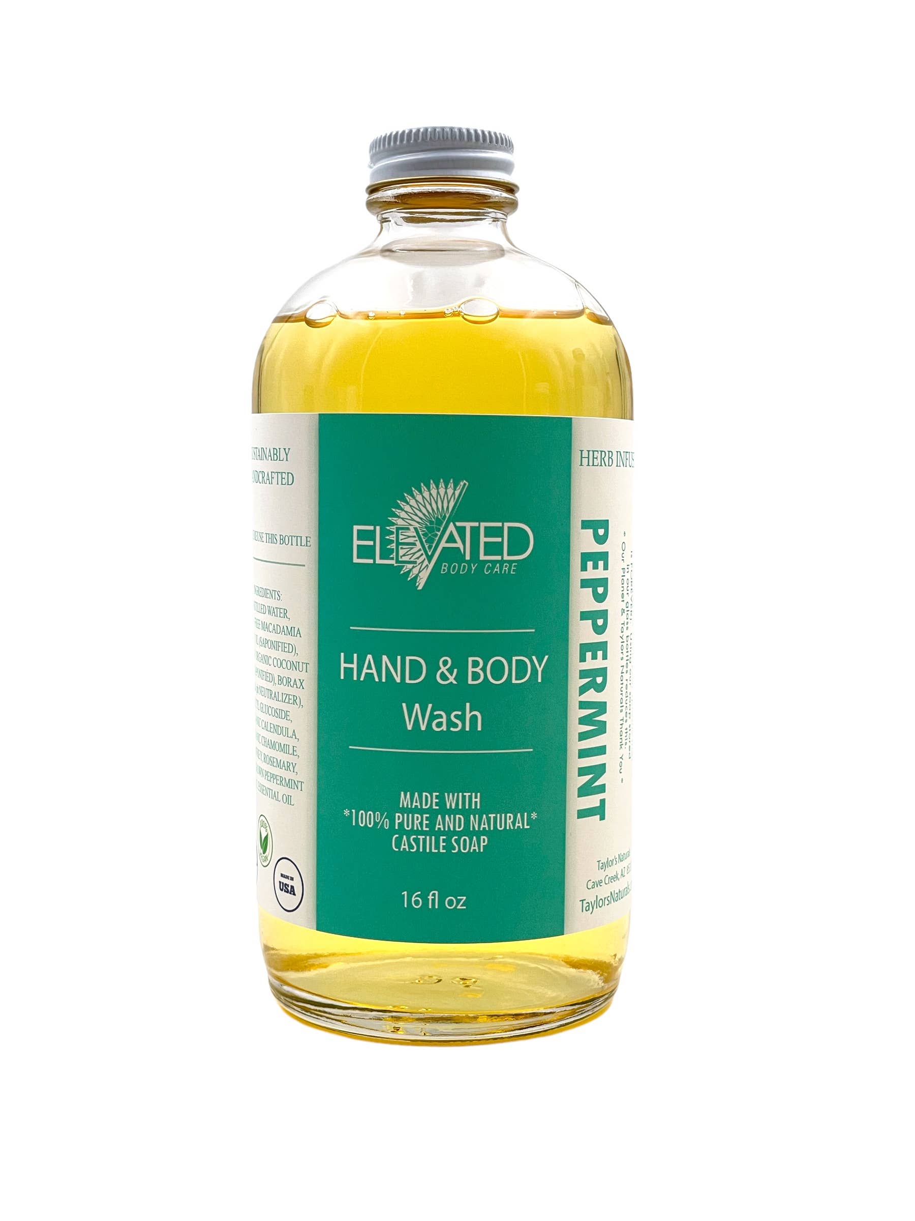 Taylor's Naturals - Wholesale Body Wash/Shower Gel - ELEVATED - Natural Herbal Hand & Body Wash -BULK Available2