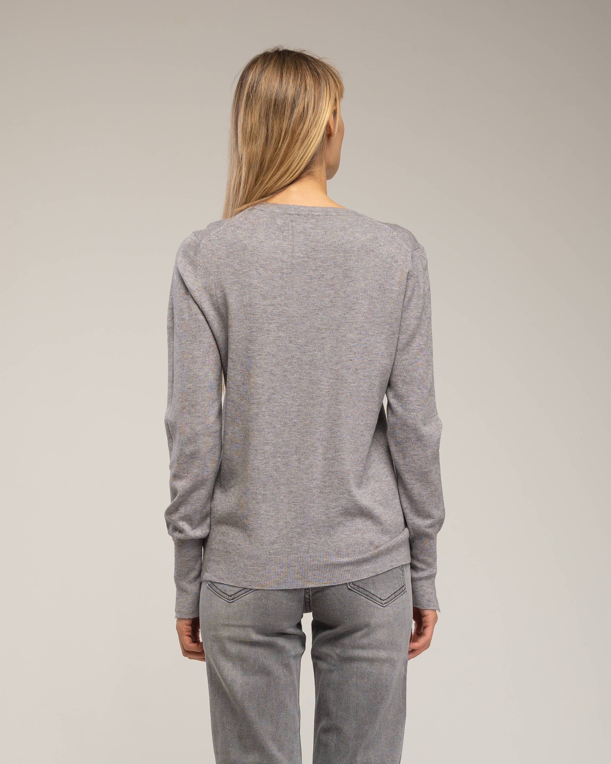 Tantra - Wholesale Knit Sweater - Women's - Fine knit sweater with wool, round neck5