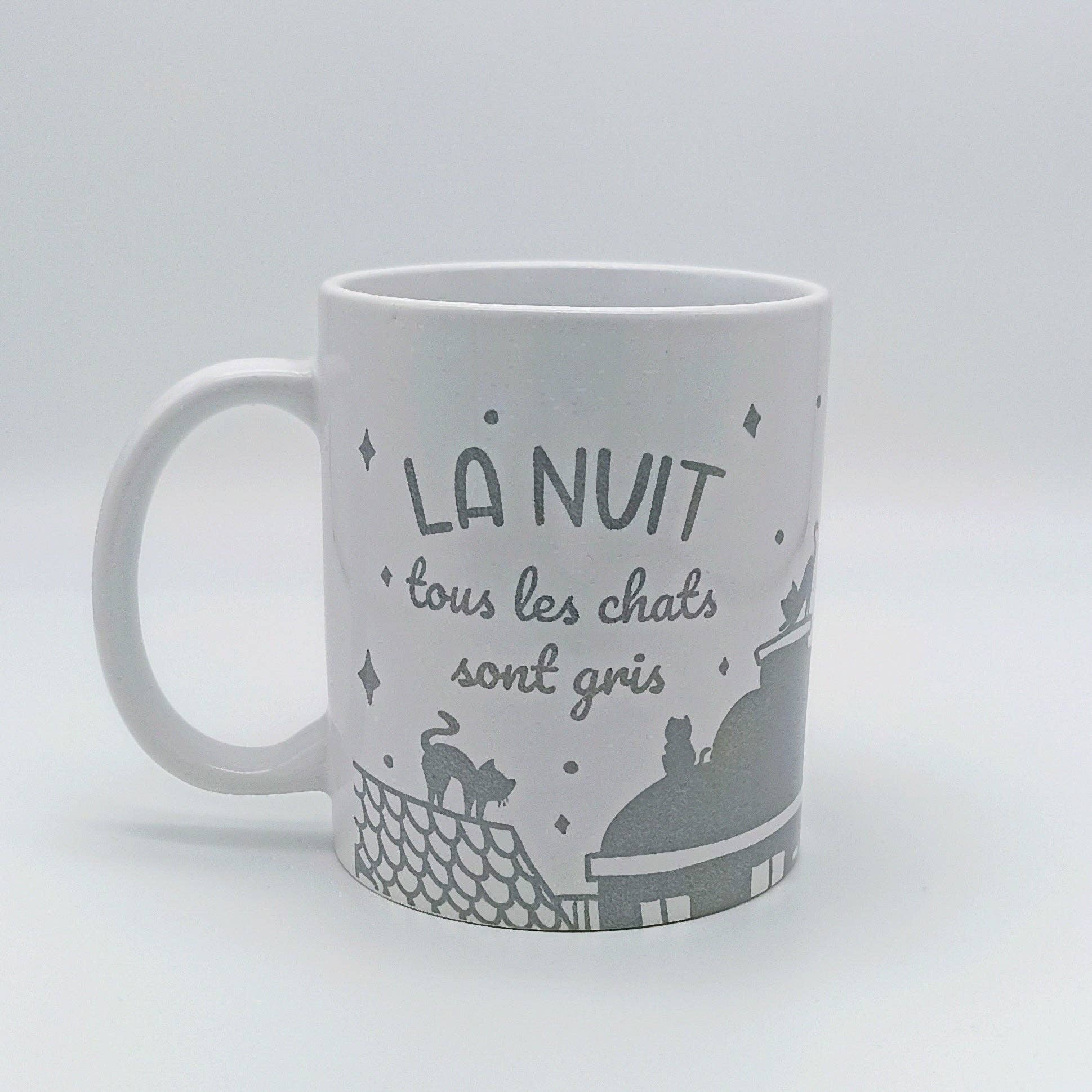 millus-design - Venta al por mayor Taza - Taza «Por la noche todos los gatos son grises»