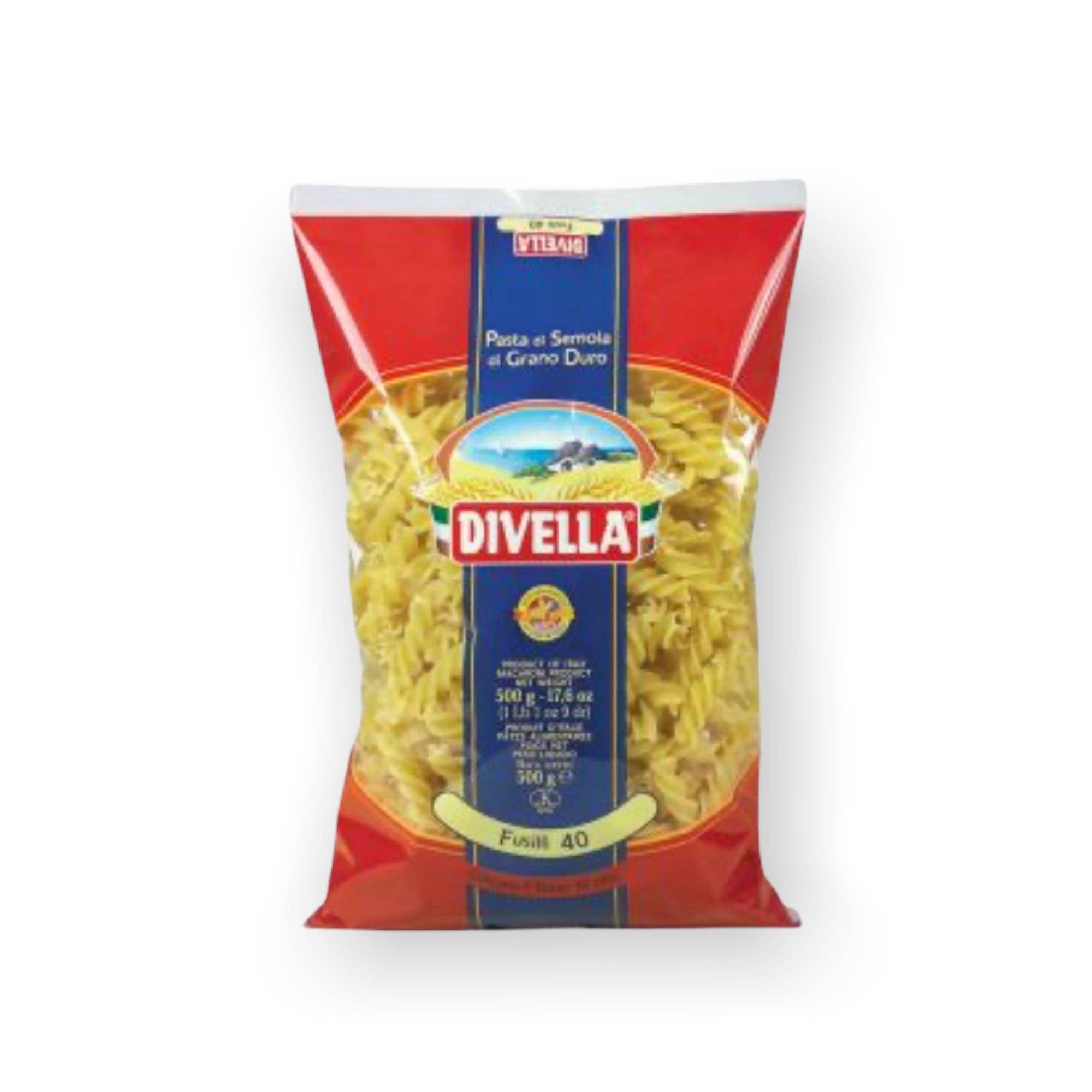 Made in eatalia - Wholesale Pasta - Divella Fusilli 40 16oz (1Lb)