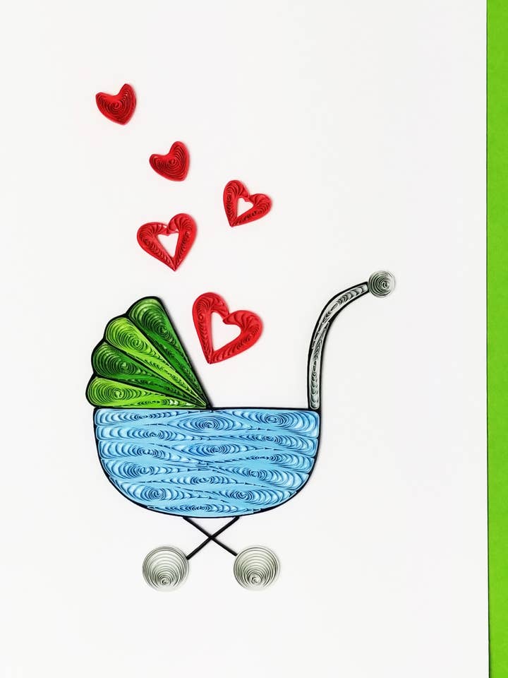 Carrinho de bebê #401 por atacado de Iconic Quilling