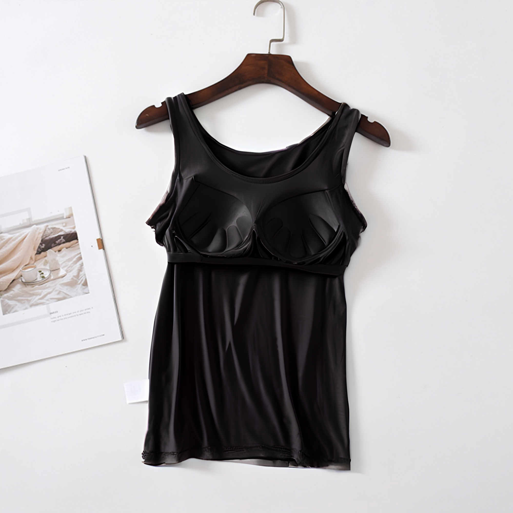 DrifWoo - Wholesale Tank Top - Women's - Women’s Modal Tank with Built-In Bra – Everyday Layer Fall1