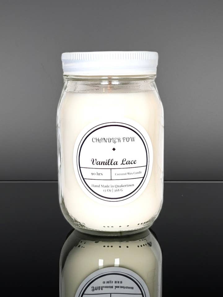 Vanilla Lace 13 Oz Candle for wholesale by Chandler Fow