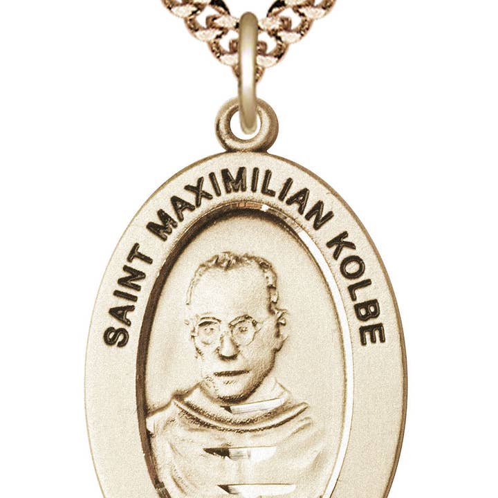 Tony’s Jewelry - Wholesale Pendant/Charm Necklace - Saint Maximilian Kolbe Pendant0