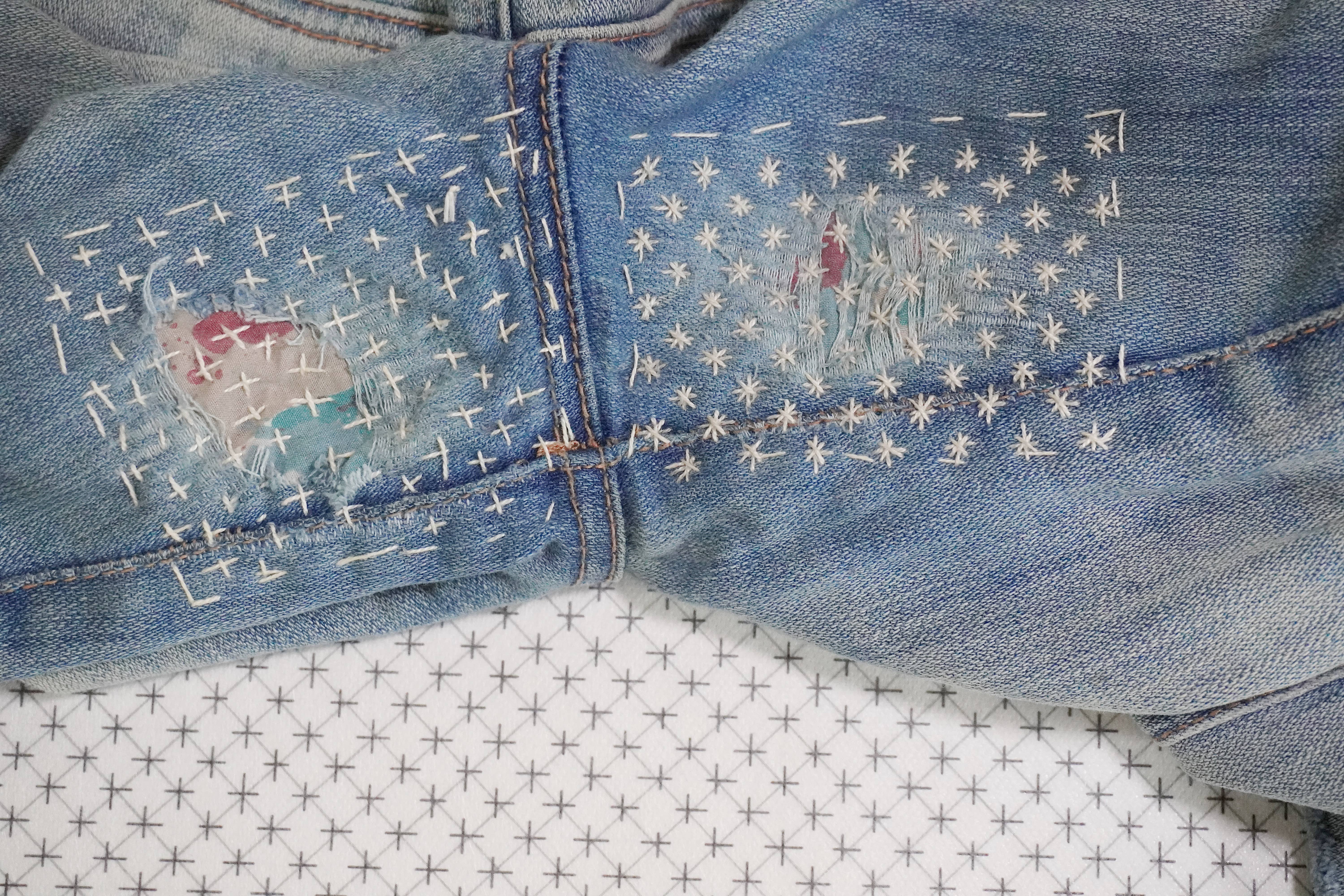 Socorro Society - Vente Accessoire de broderie/point de croix - Motif de broderie inspiré du sashiko : étoile/dix croix.5