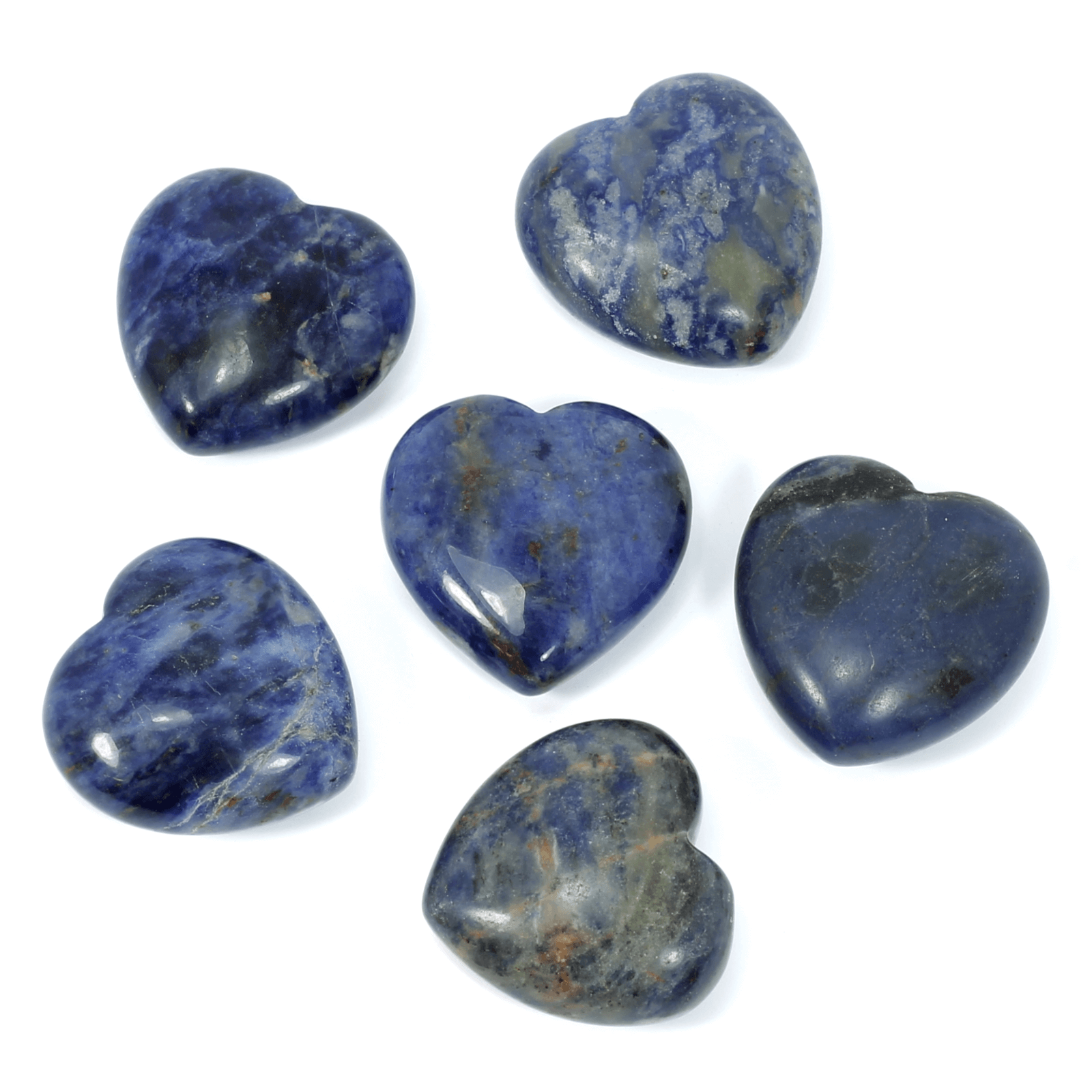 The Psychic Tree – wholesale Spiritual stone/crystal – Sodalite Mini Heart0