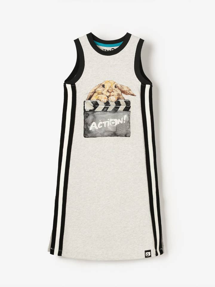 Abito longuette a canotta biologica - Clapper Bunny per la vendita all'ingrosso da parte di The QT (EU)