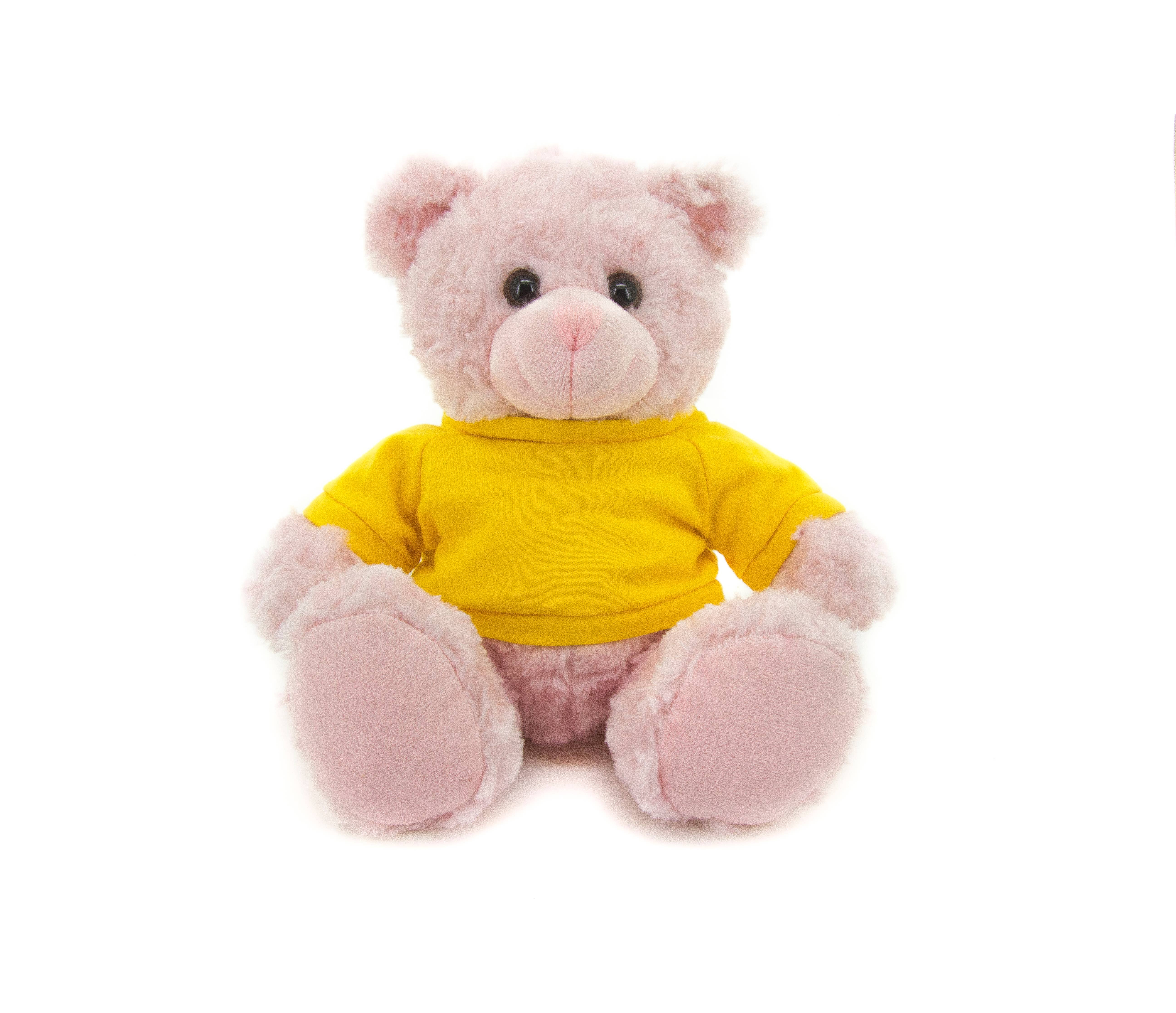 Plushland – wholesale Fyllda/plyschleksaker - Barn och baby – 12" Personlig nallebjörn i T-shirt | Anpassad plyschbjörn85