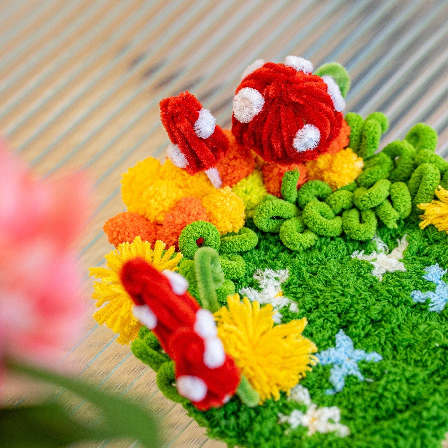 Craft Club – Kit de artesanato DIY por atacado – PRADO DE COGUMELOS - Kit de Bases para Copos de Musgo5